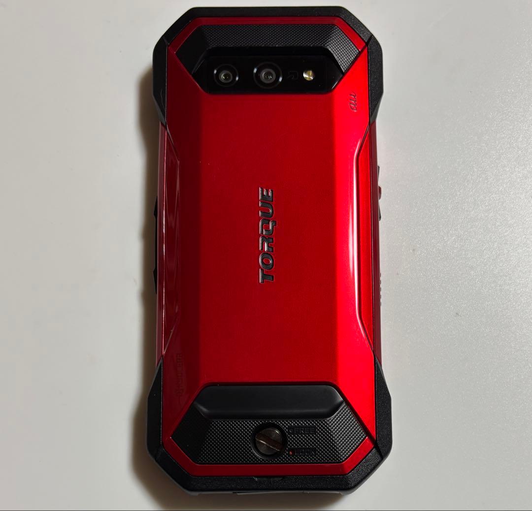 128G KYG01 TORQUE 5G レッド au SIMフリー