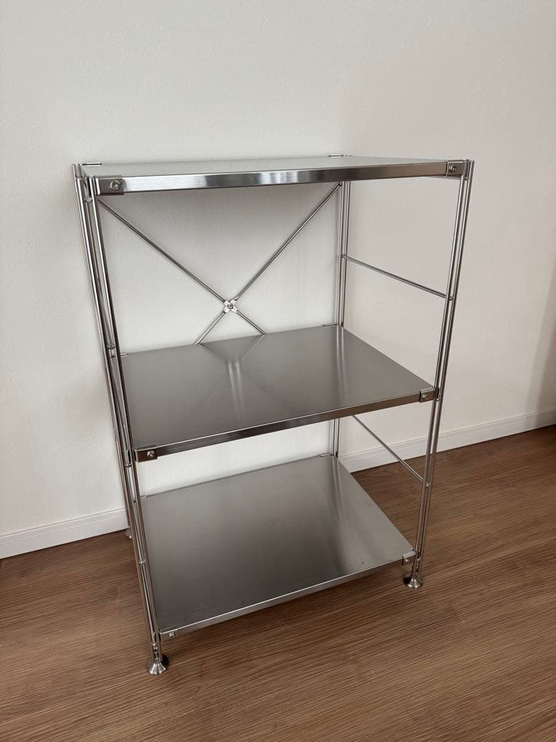 ステンレスシェルフ 幅58cm 奥行41cm 高さ83cm
