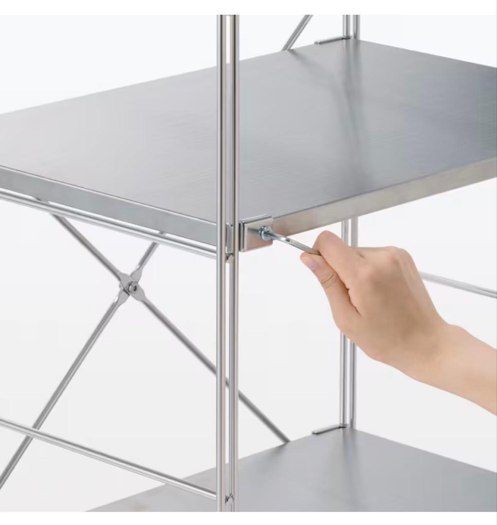 ステンレスシェルフ 幅58cm 奥行41cm 高さ83cm