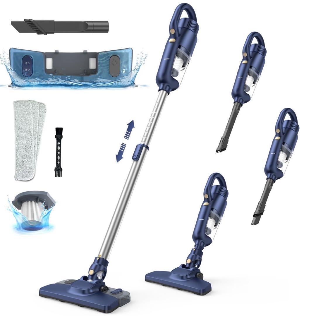 Airpher コードレス掃除機 スティック型 ハンディークリーナー 軽量モップ