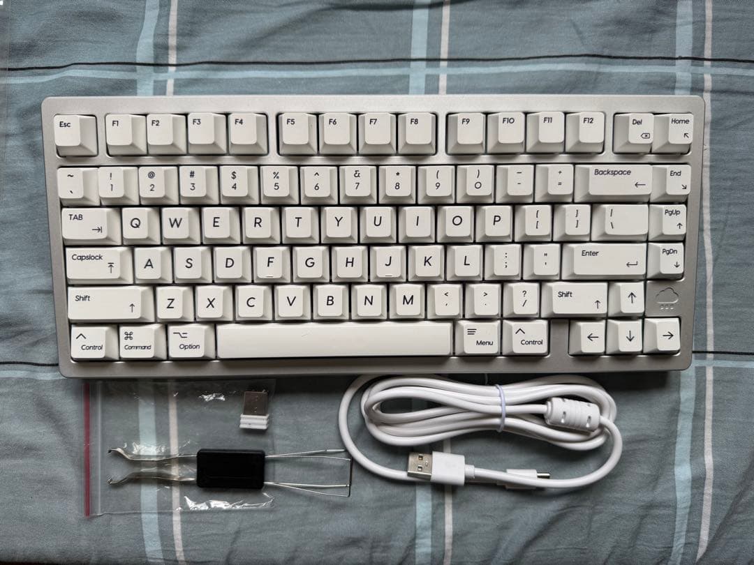 Rainy75 pro シルバー メカニカルキーボード US配列