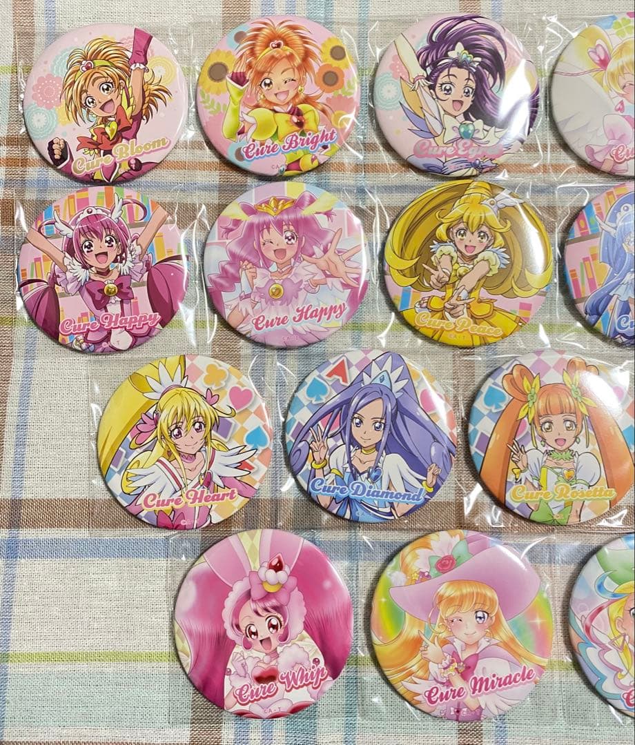全プリキュア展 缶バッジ 21点 まとめ売り