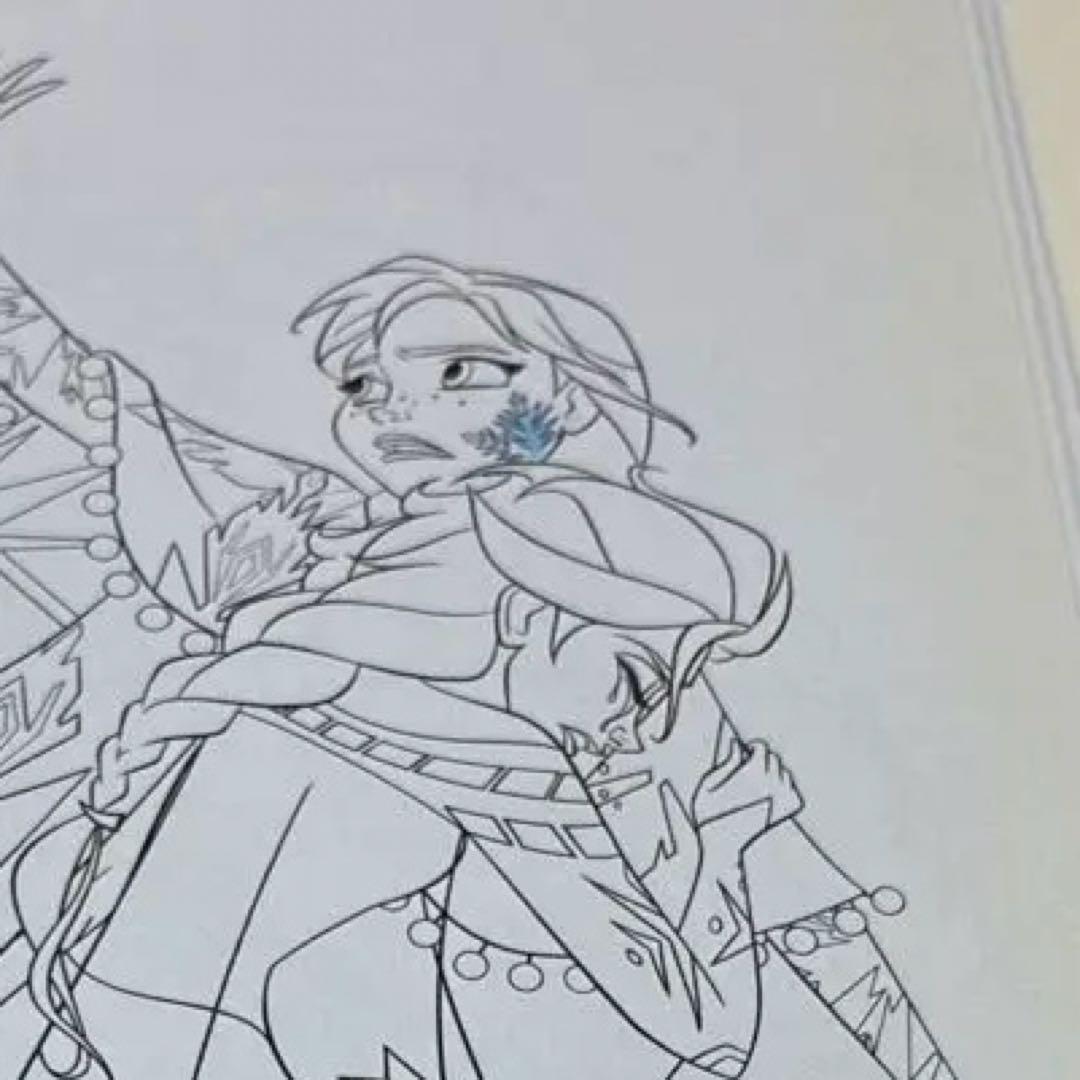 ディズニーフローズン 塗り絵ブック