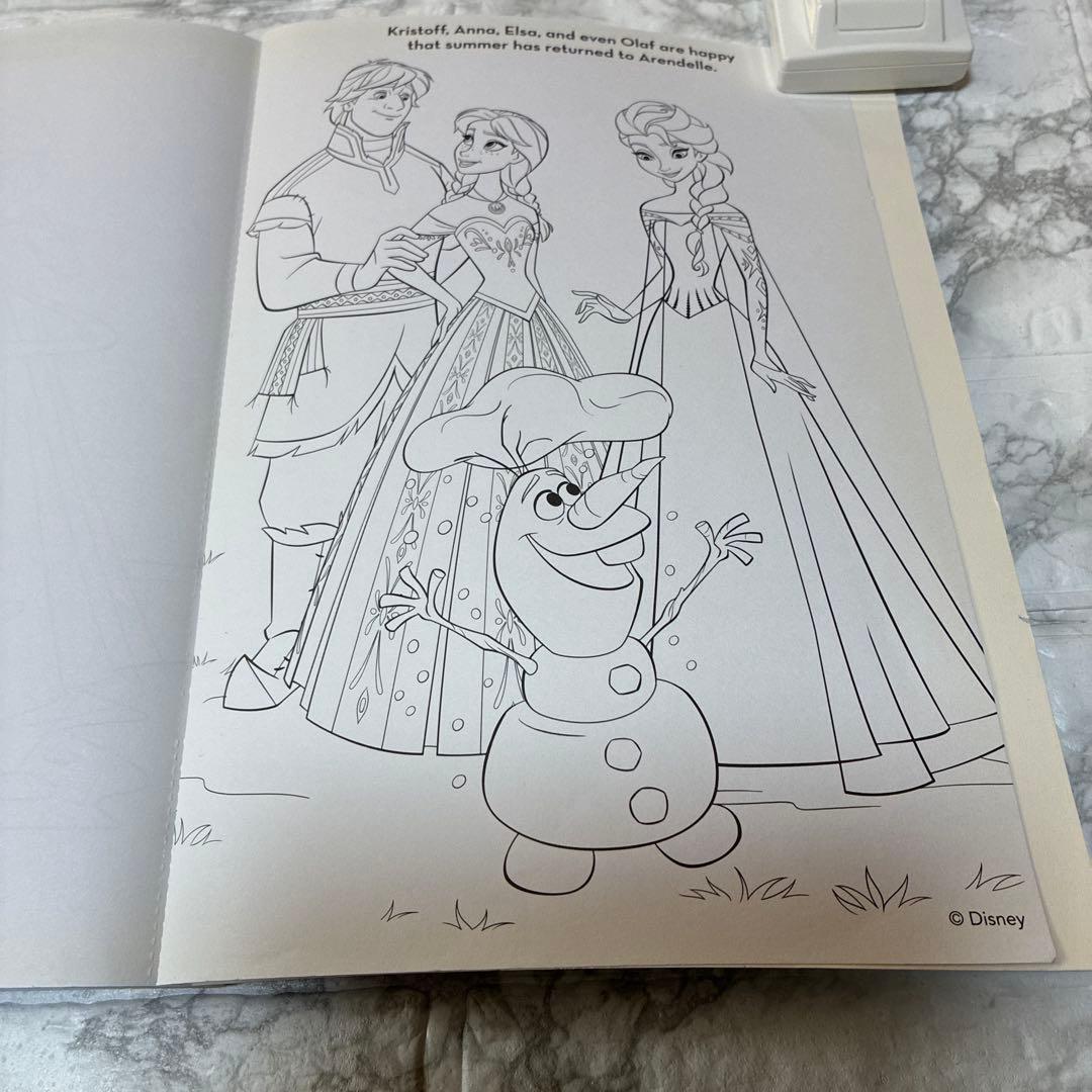 ディズニーフローズン 塗り絵ブック