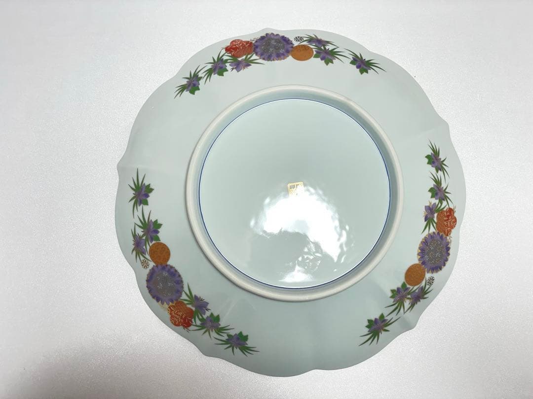 A未使用保管品前畑陶器庫山窯光輪大皿32cm超希少プレミアム逸品生産終了入手困難