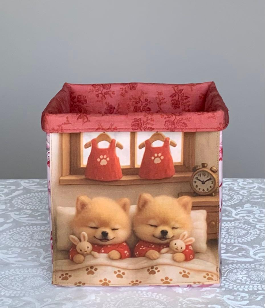 レンローズ　わんこにぎり　トートバッグ　小物入れ