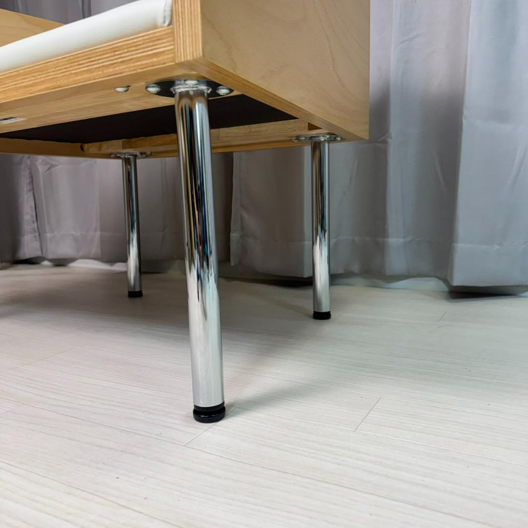 美品 オカムラ LW15DA 1人用チェア クリームホワイト