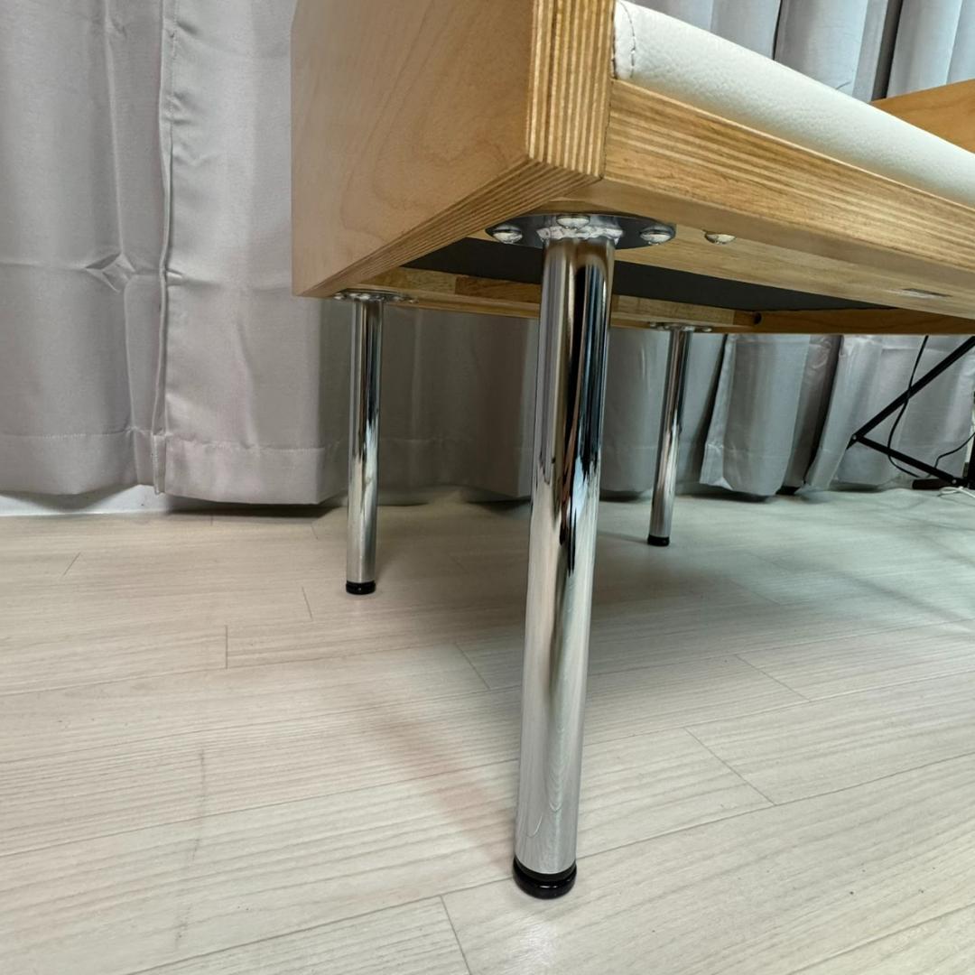 美品 オカムラ LW15DA 1人用チェア クリームホワイト