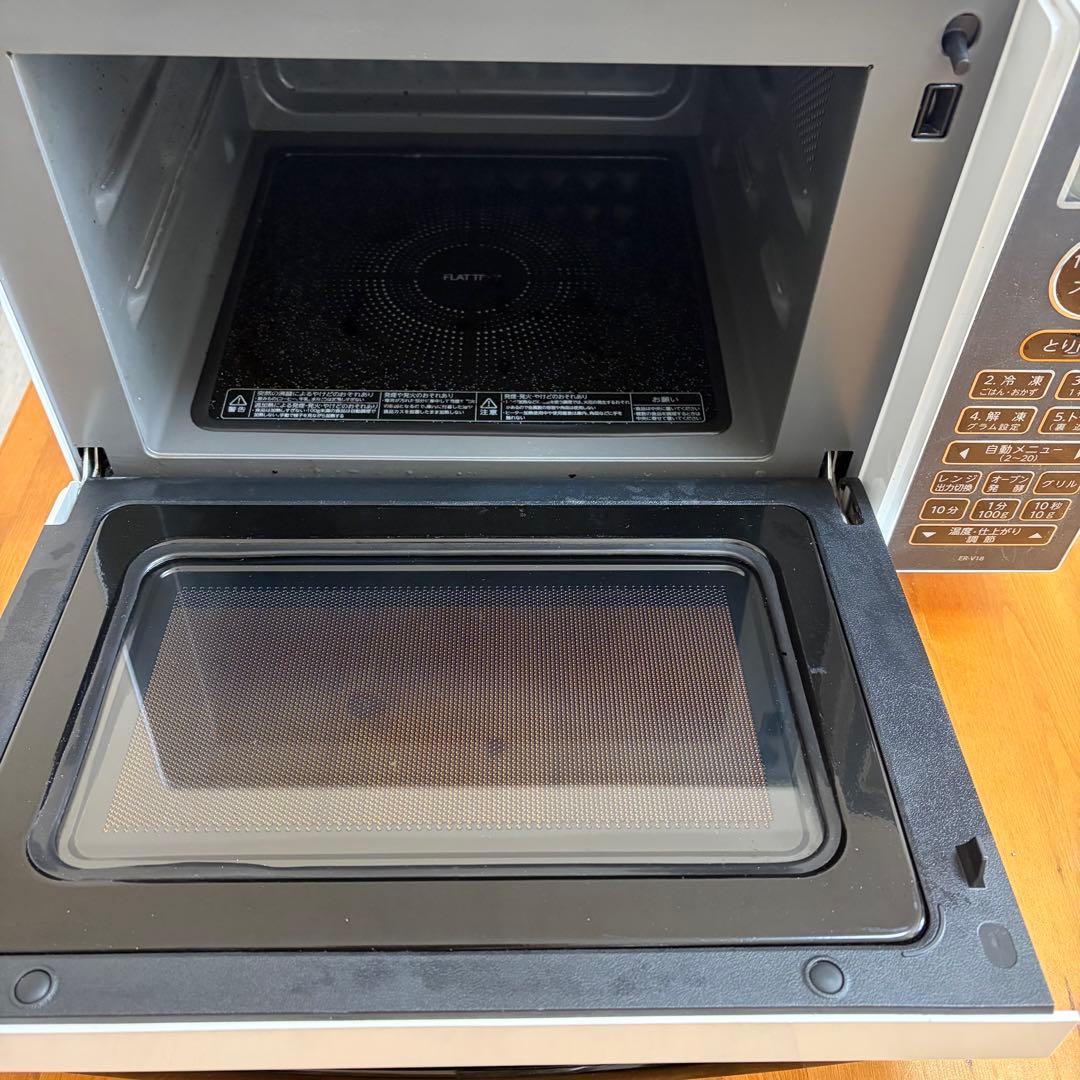 【2022年製】東芝 オーブンレンジ ER-V18(W) ホワイト フラット庫内