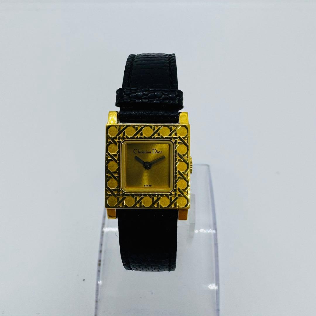 ✨Dior✨ディオール✨CD✨D60-159✨ゴールド文字盤✨クォーツ✨腕時計✨