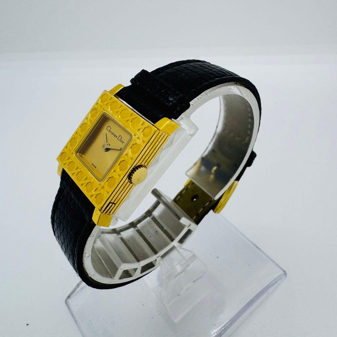 ✨Dior✨ディオール✨CD✨D60-159✨ゴールド文字盤✨クォーツ✨腕時計✨