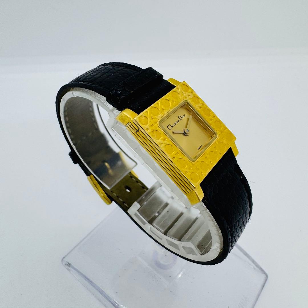 ✨Dior✨ディオール✨CD✨D60-159✨ゴールド文字盤✨クォーツ✨腕時計✨