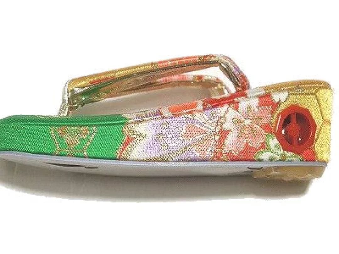 七五三お祝い 女児 箱迫 はこせこ7点セット 3歳用 金襴 3L 赤 桜