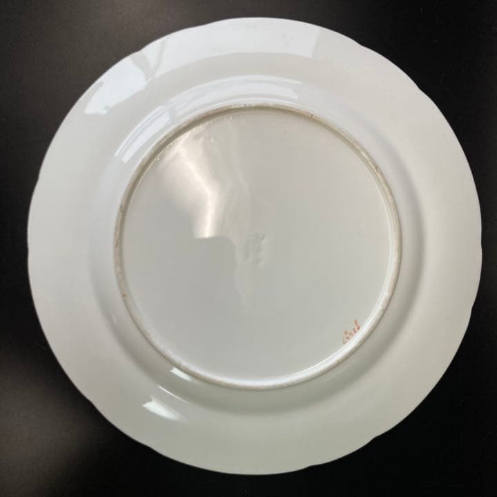 ミントン　ターコイズブルー　風景絵図飾皿　エナメル七宝金彩 金盛 プレート　大皿