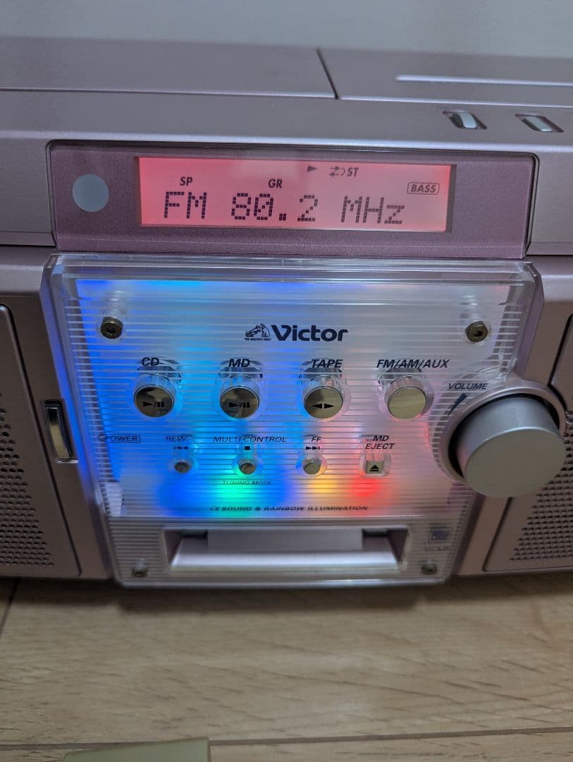 victor RC-Z1MDビクター　ラジカセコンポ　CDカセットテープ