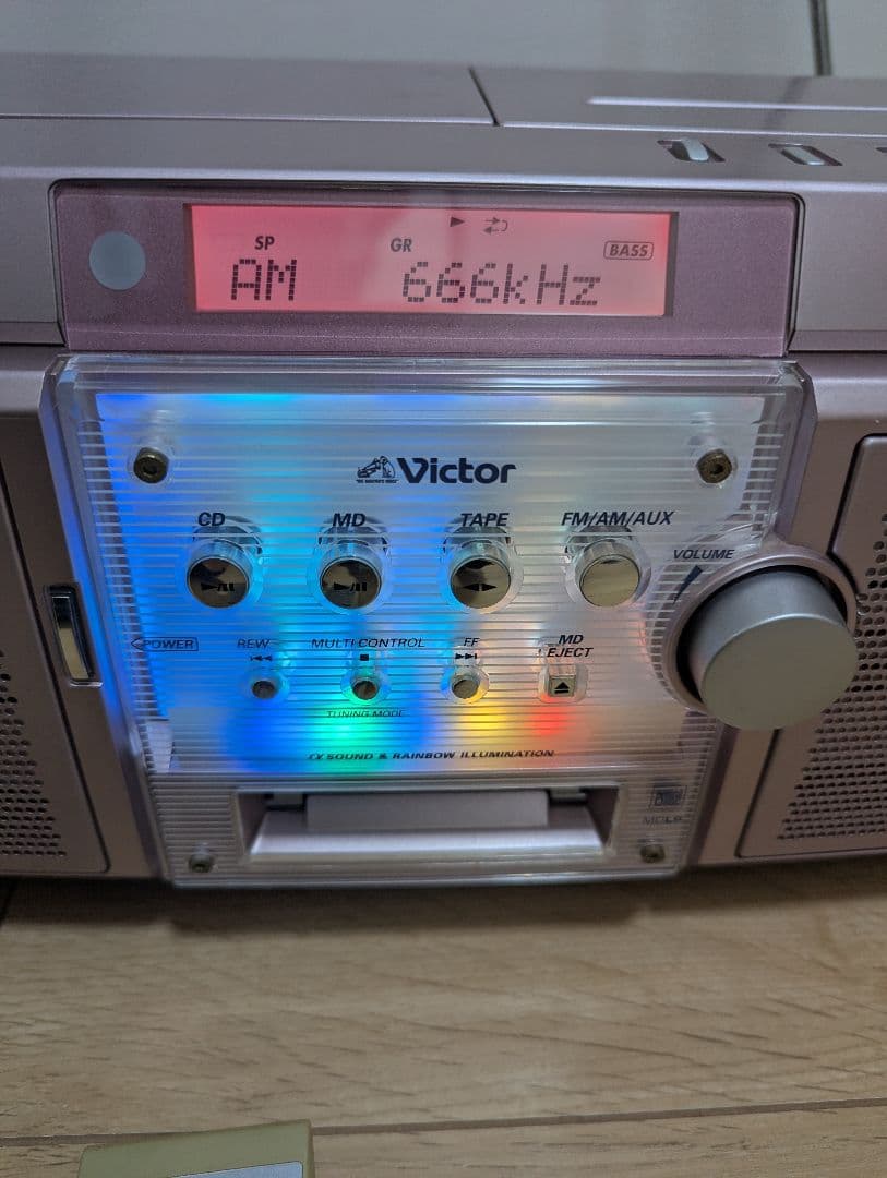 victor RC-Z1MDビクター　ラジカセコンポ　CDカセットテープ