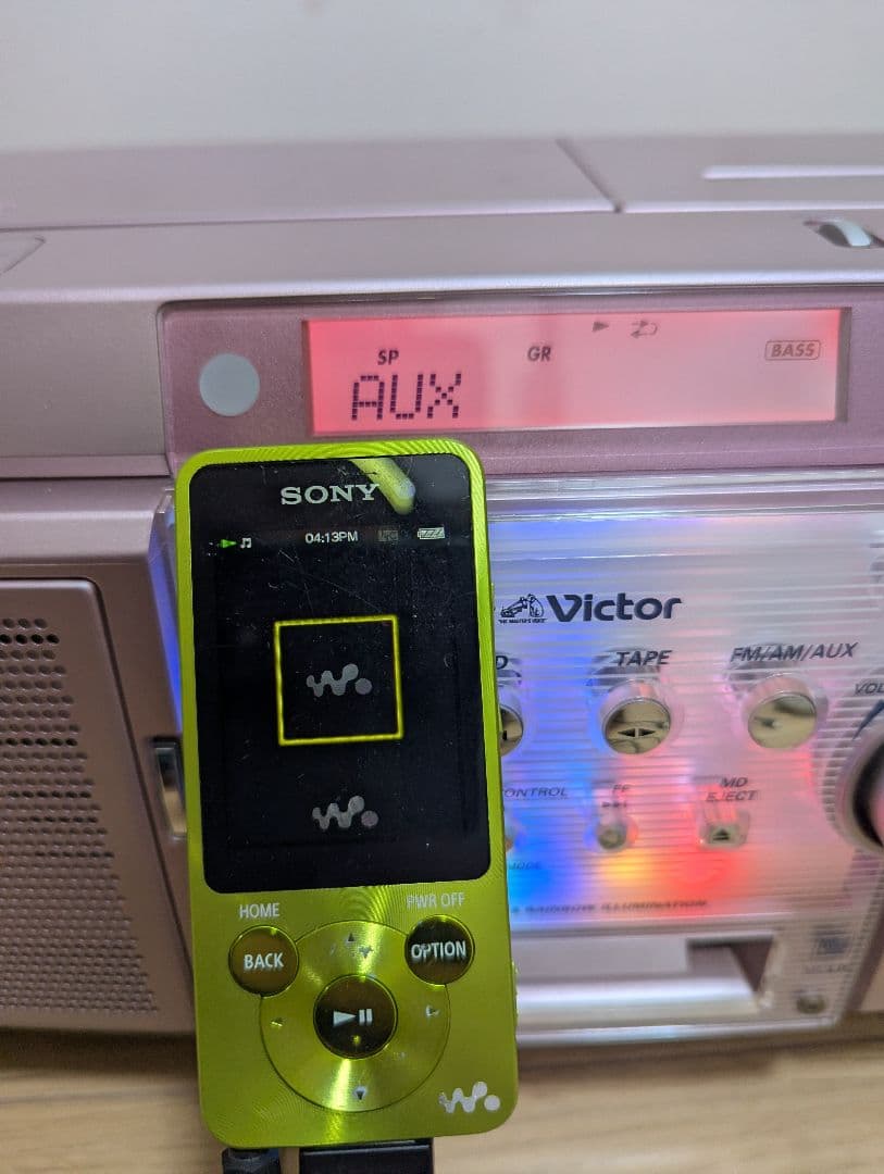 victor RC-Z1MDビクター　ラジカセコンポ　CDカセットテープ