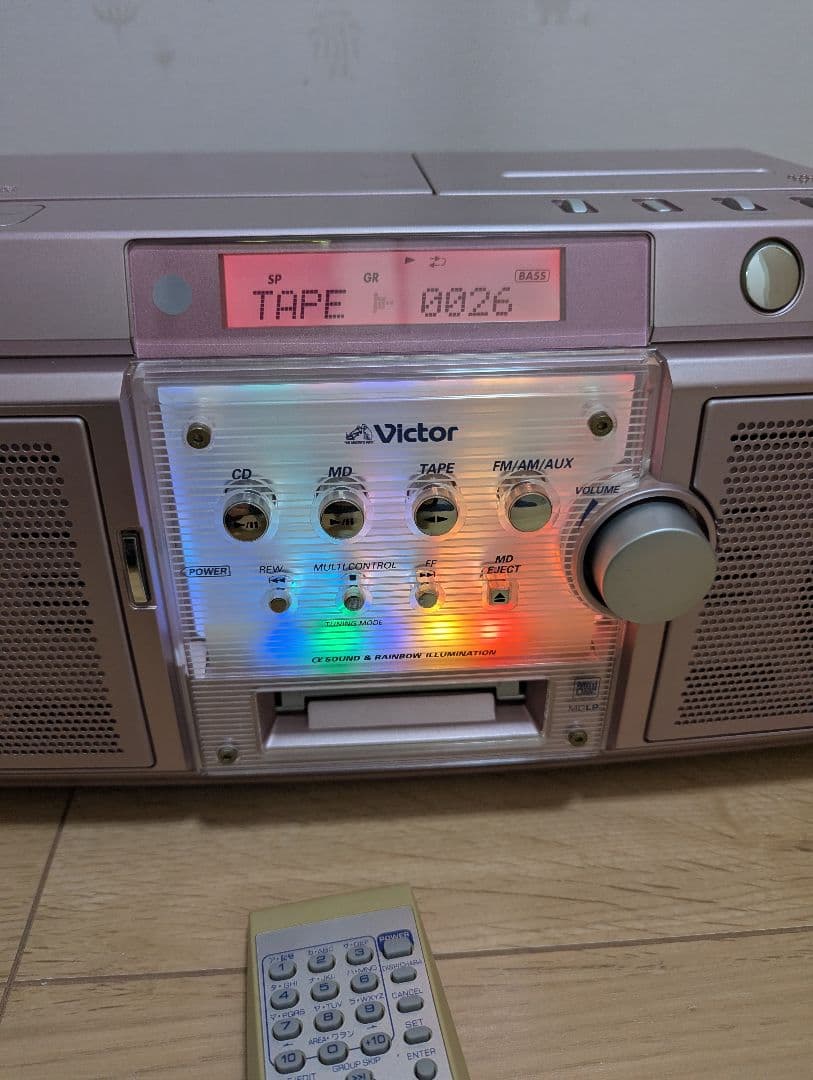 victor RC-Z1MDビクター　ラジカセコンポ　CDカセットテープ