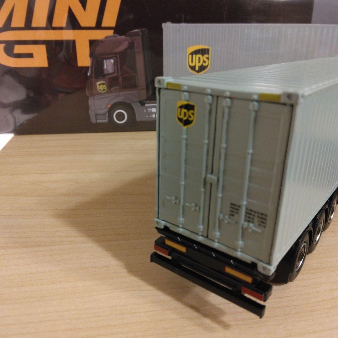 MINI GT Actros UPS　海上コンテナトレーラー1/64　最終値下げ