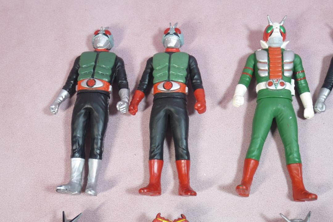 レジェンドライダーシリーズ　昭和シリーズ　ソフビ12体