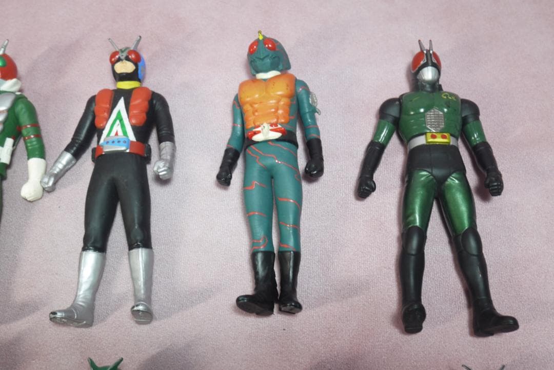 レジェンドライダーシリーズ　昭和シリーズ　ソフビ12体