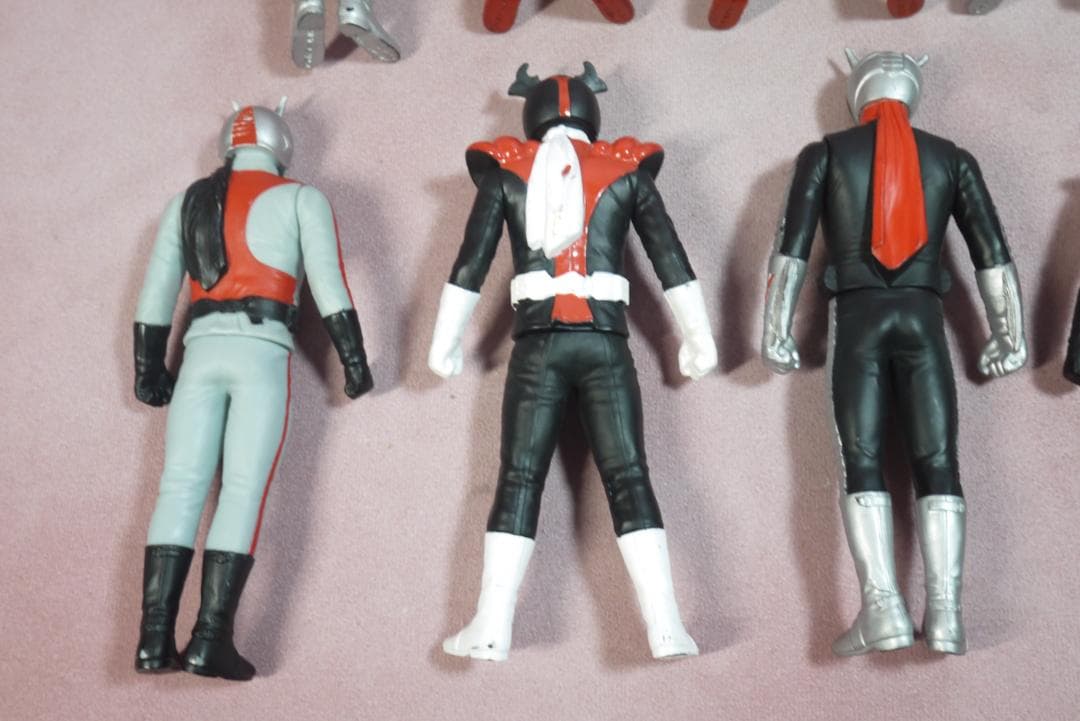 レジェンドライダーシリーズ　昭和シリーズ　ソフビ12体