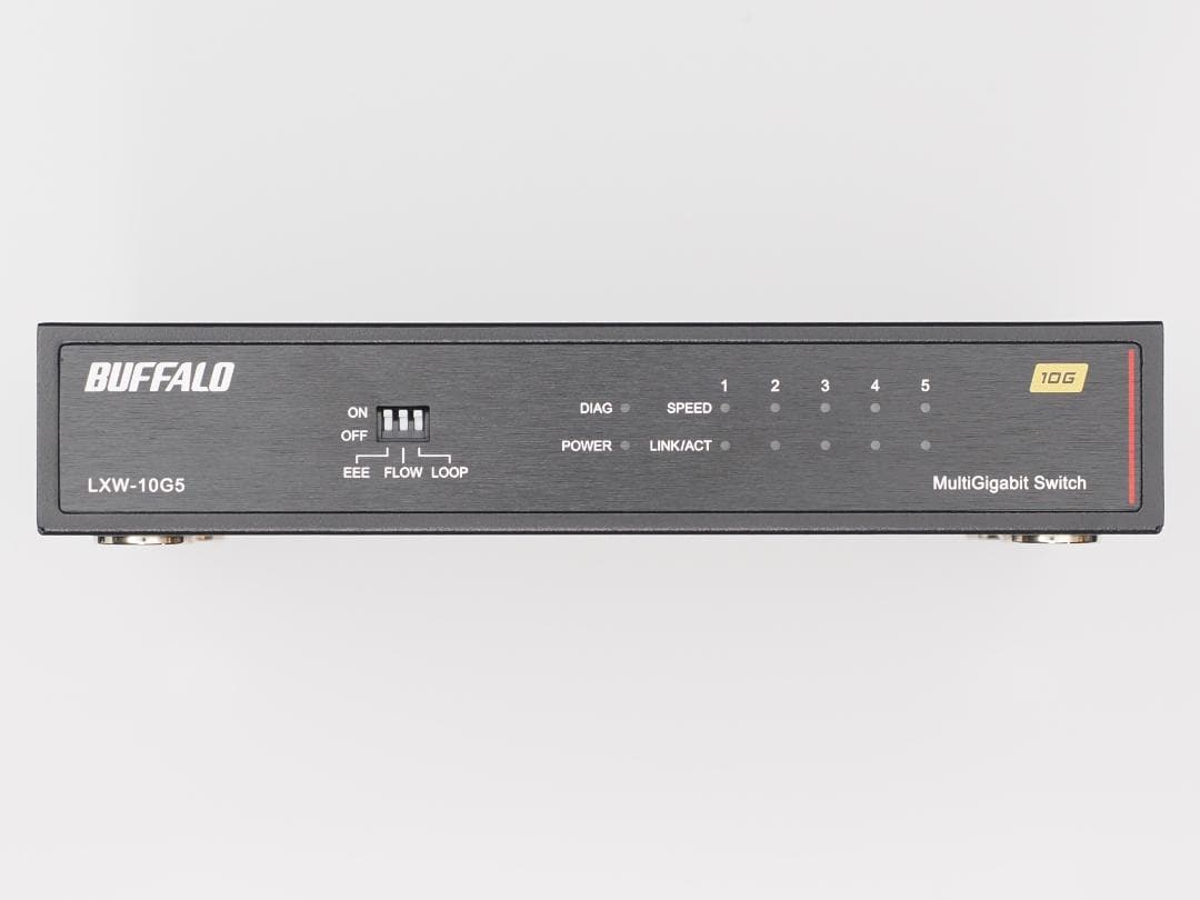 10Gスイッチングハブ BUFFALO LXW-10G5