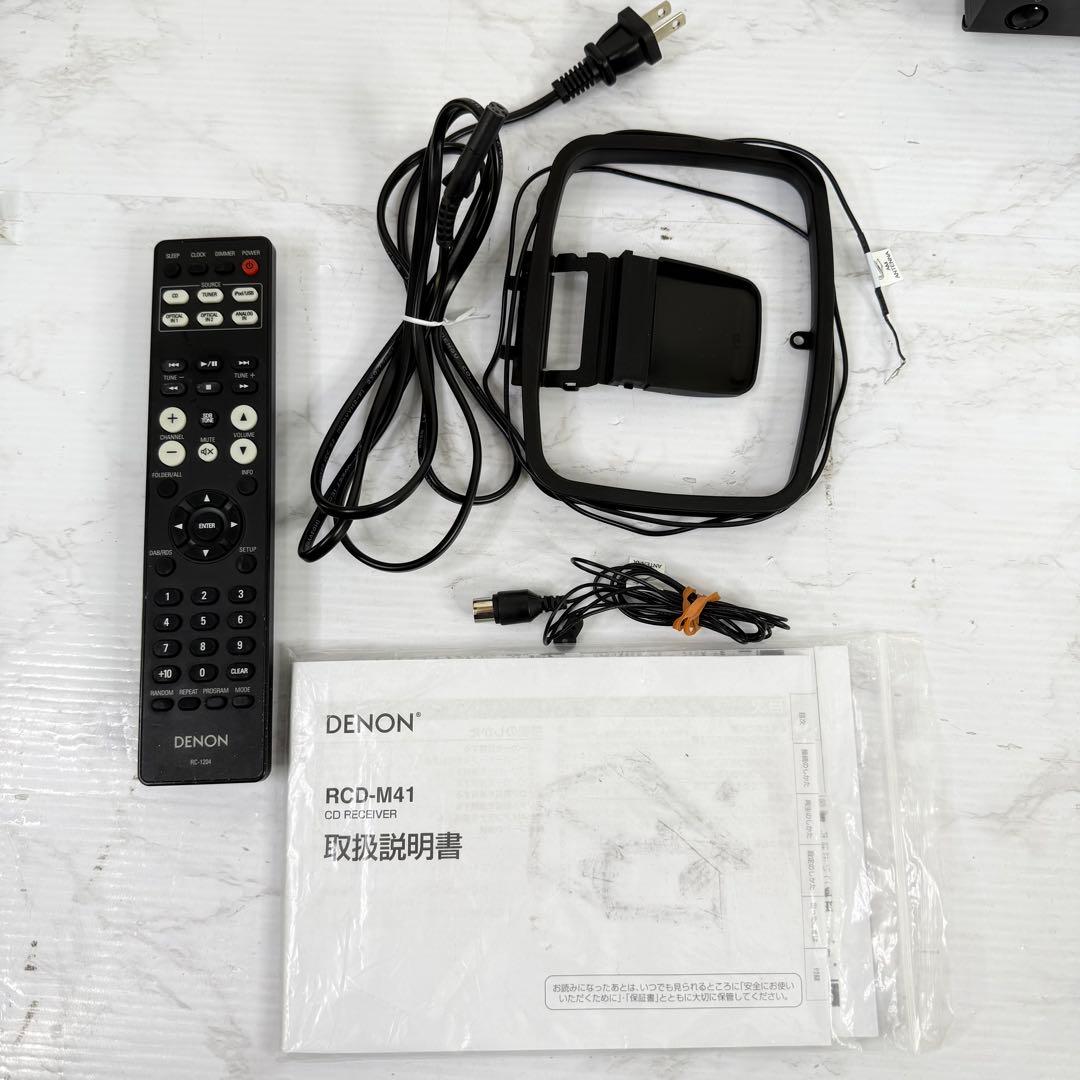 DENON　RCD-M41　CDレシーバー　リモコン　動作品