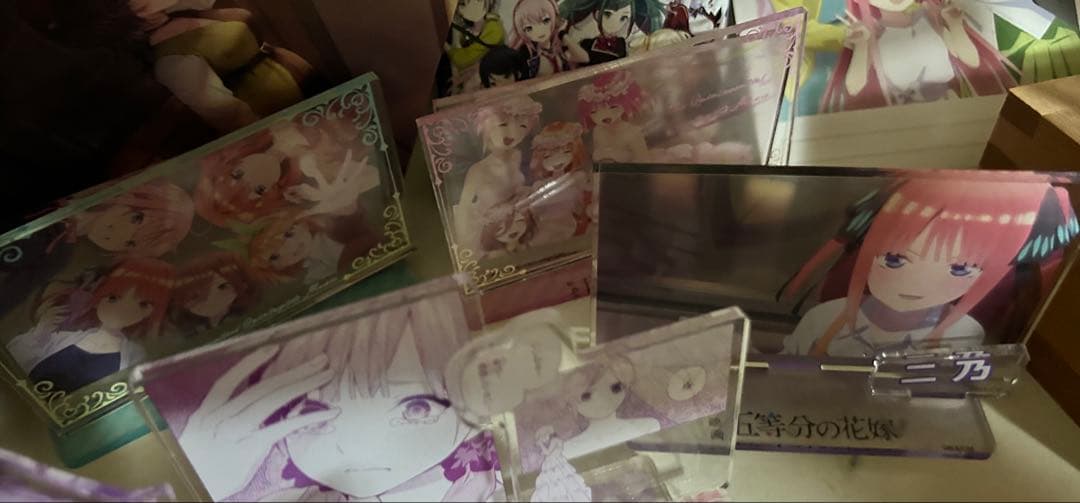 五等分の花嫁 限定有償特典 漫画コマアクリルスタンド4つ、スクエアアクリル3つ