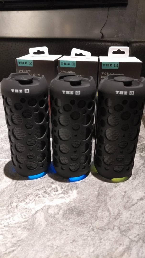 未開封品3個セットです。 THE0 アウトドア 　Bluetooth　スピーカー