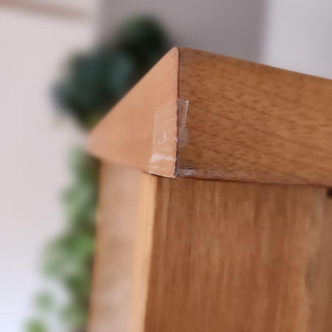 木製食器棚 引き戸扉付き