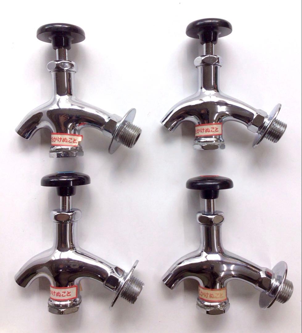 TOTO 湯屋カラン［T16-13］【赤2個】【青2個】