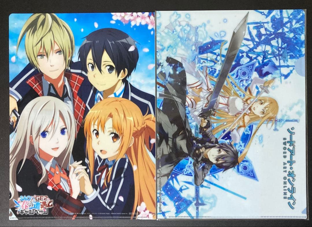 ソードアート・オンライン　クリアファイル　ロングポスター