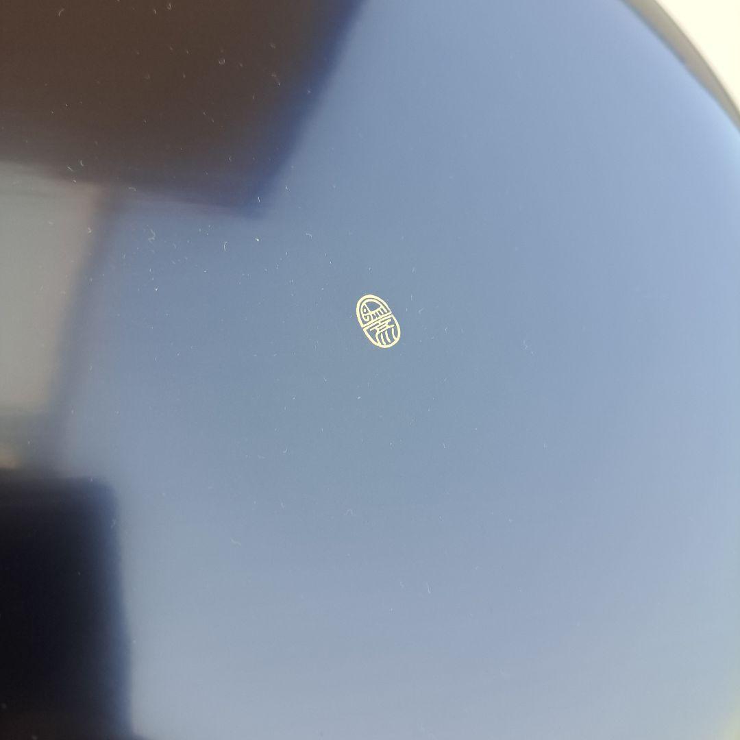 【越前漆器　紅梅銘々皿×10客&象彦\"紅梅盆×1客セット】天然木製　長期保管品