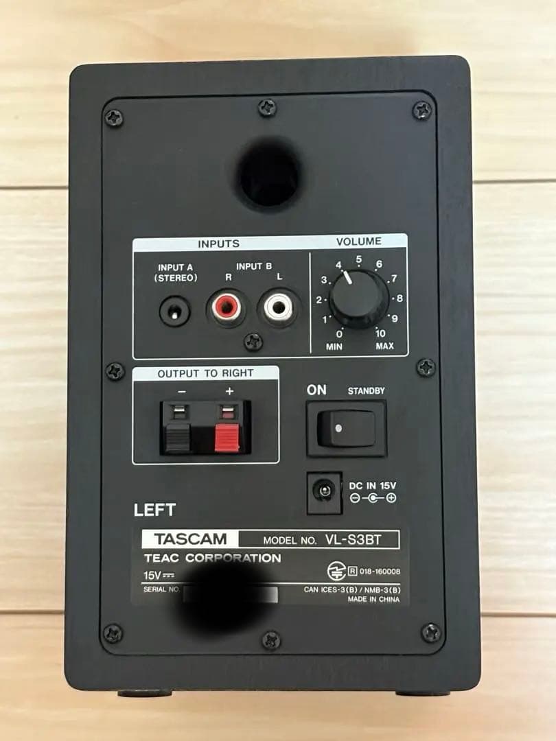 TASCAM VL-S3BT パワード・スピーカー美品中古