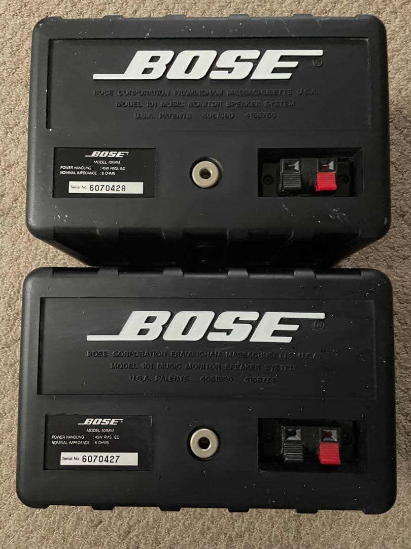 【良品】BOSE 101MM シリアル連番スピーカー