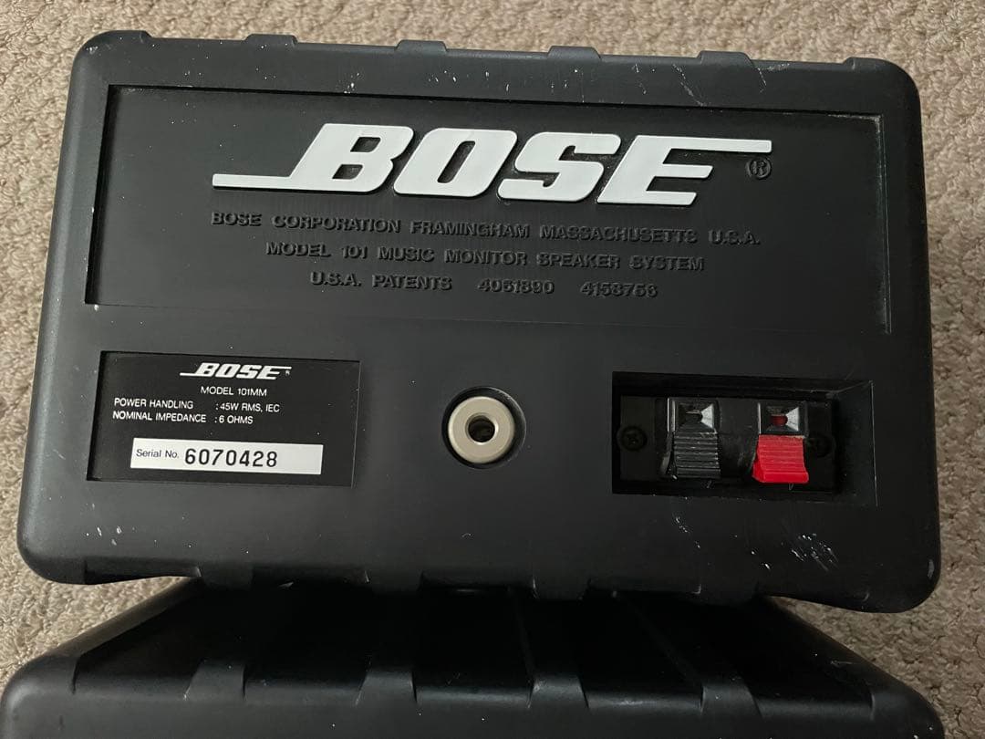【良品】BOSE 101MM シリアル連番スピーカー