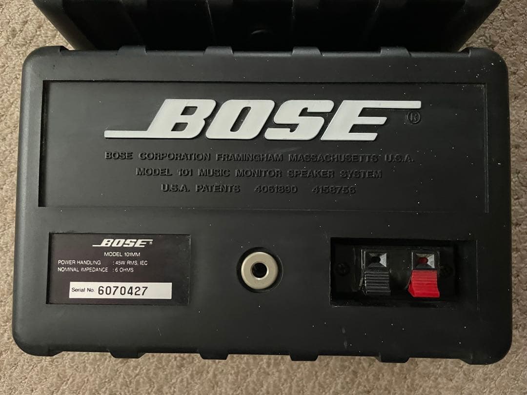 【良品】BOSE 101MM シリアル連番スピーカー