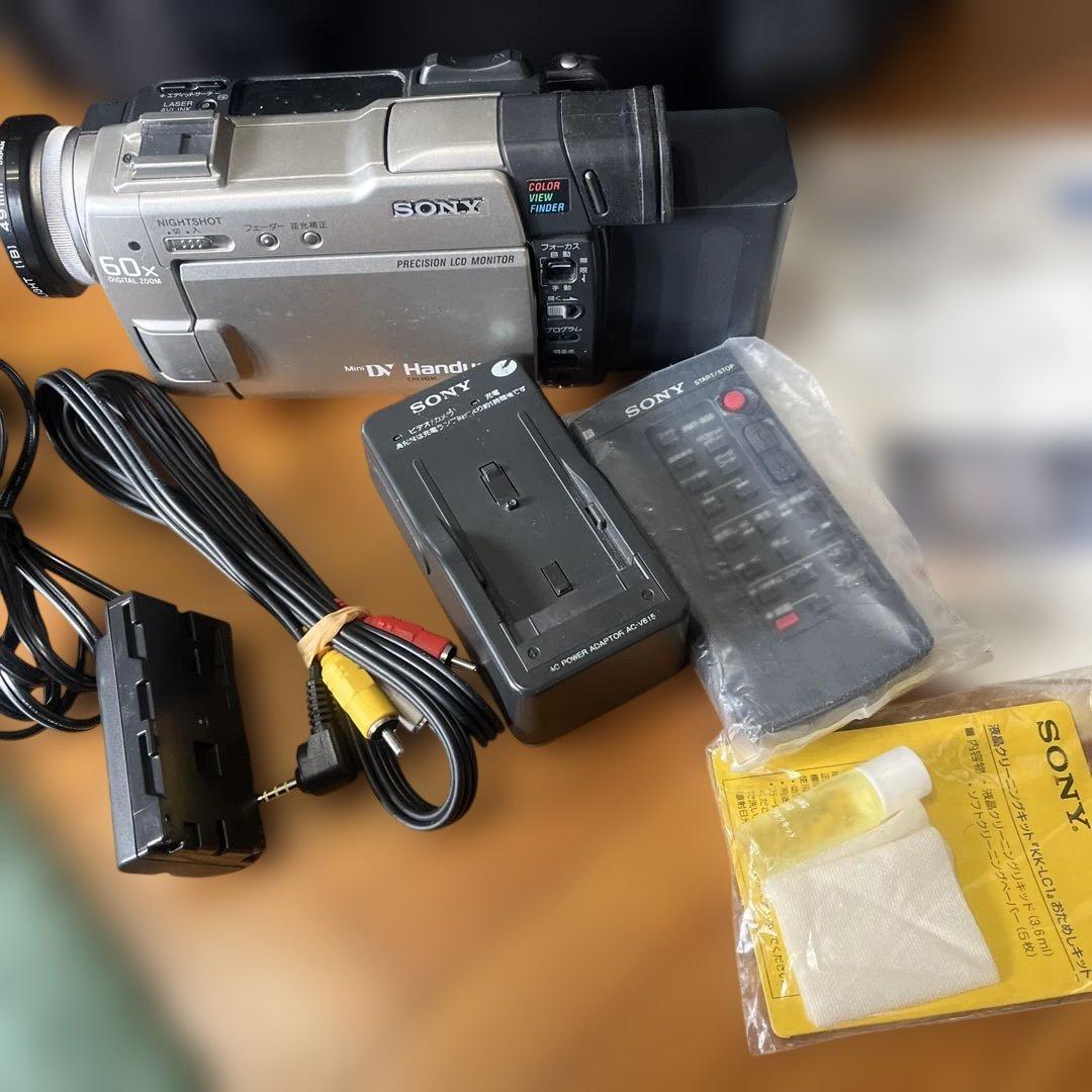 SONY HANDYCAM miniDVビデオカメラ DCR-TRV9 ④