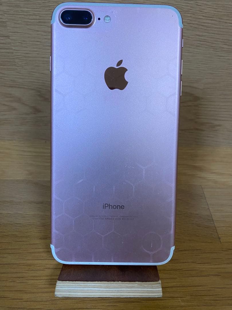 Apple iPhone 7Plus ローズゴールド 本体　画面割れあり