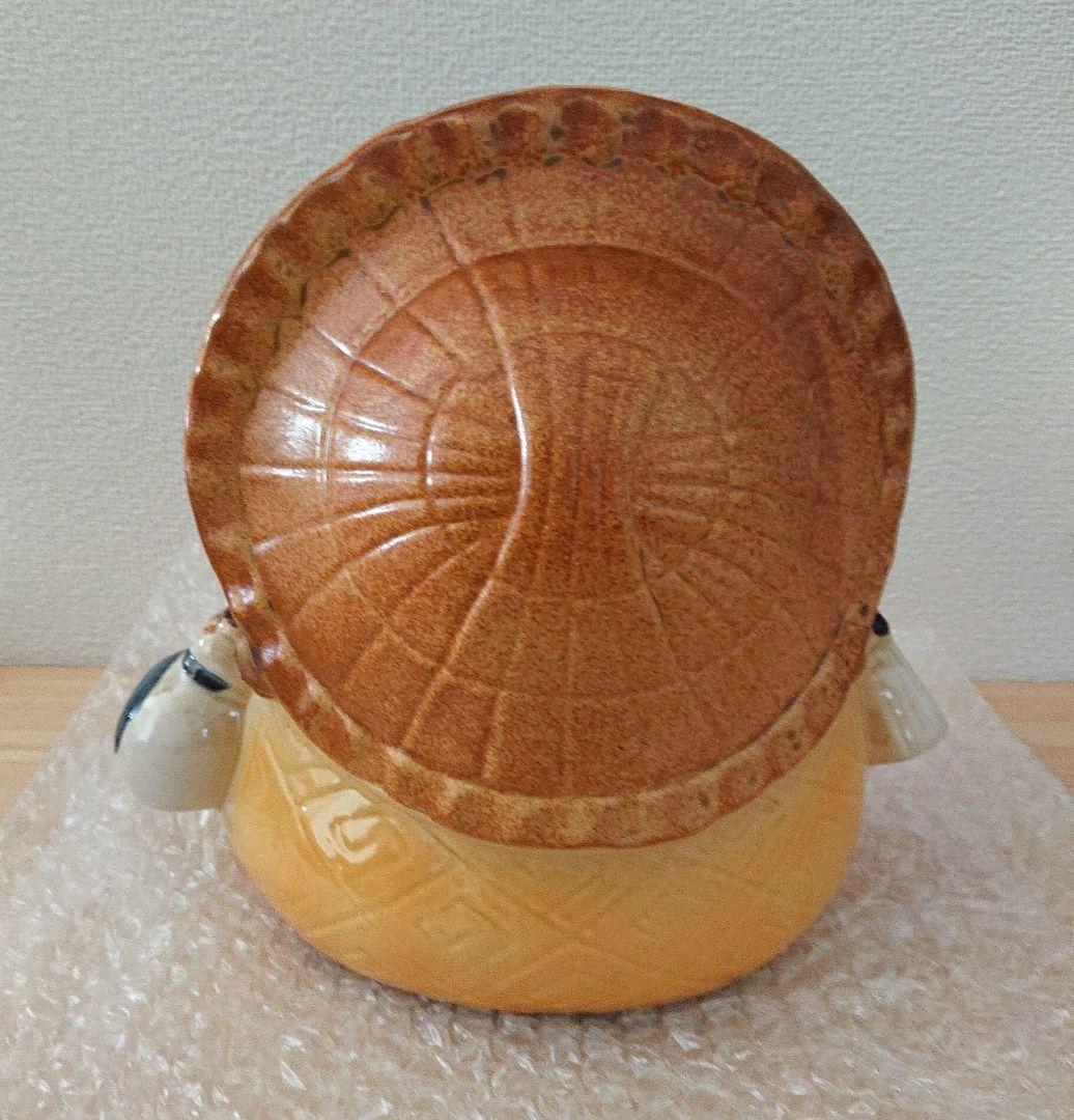 信楽焼 たぬきの陶器置物 (未使用品)