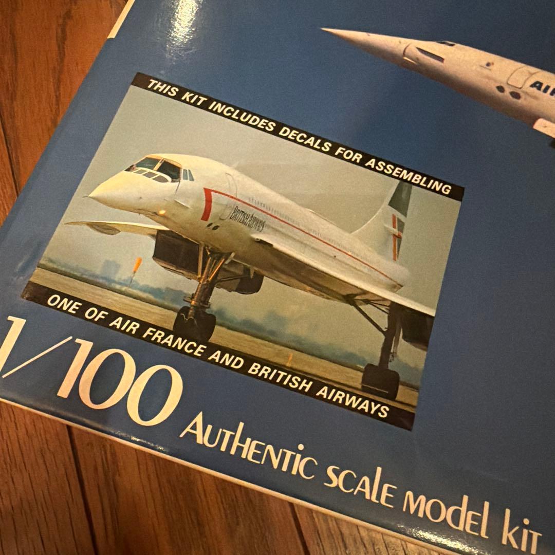 CONCORDE 1/100 コンコルドモデルキット　エールフランス