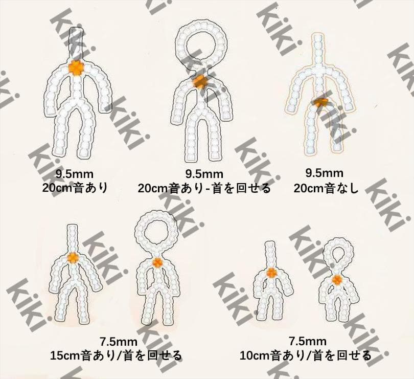 kiki中韓ぬい　着せ替えぬいぐるみ　「追加オプション」参考説明&商品リスト