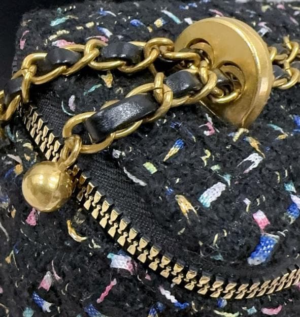 箱付き！ショルダーバッグ バニティ ツイード