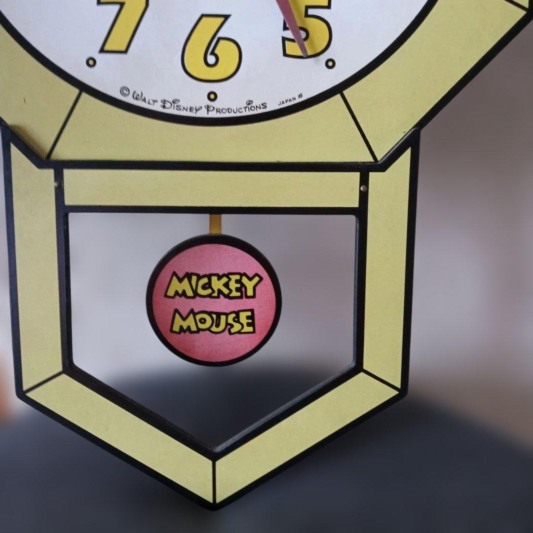 ミッキーマウス 掛時計 Disney Time