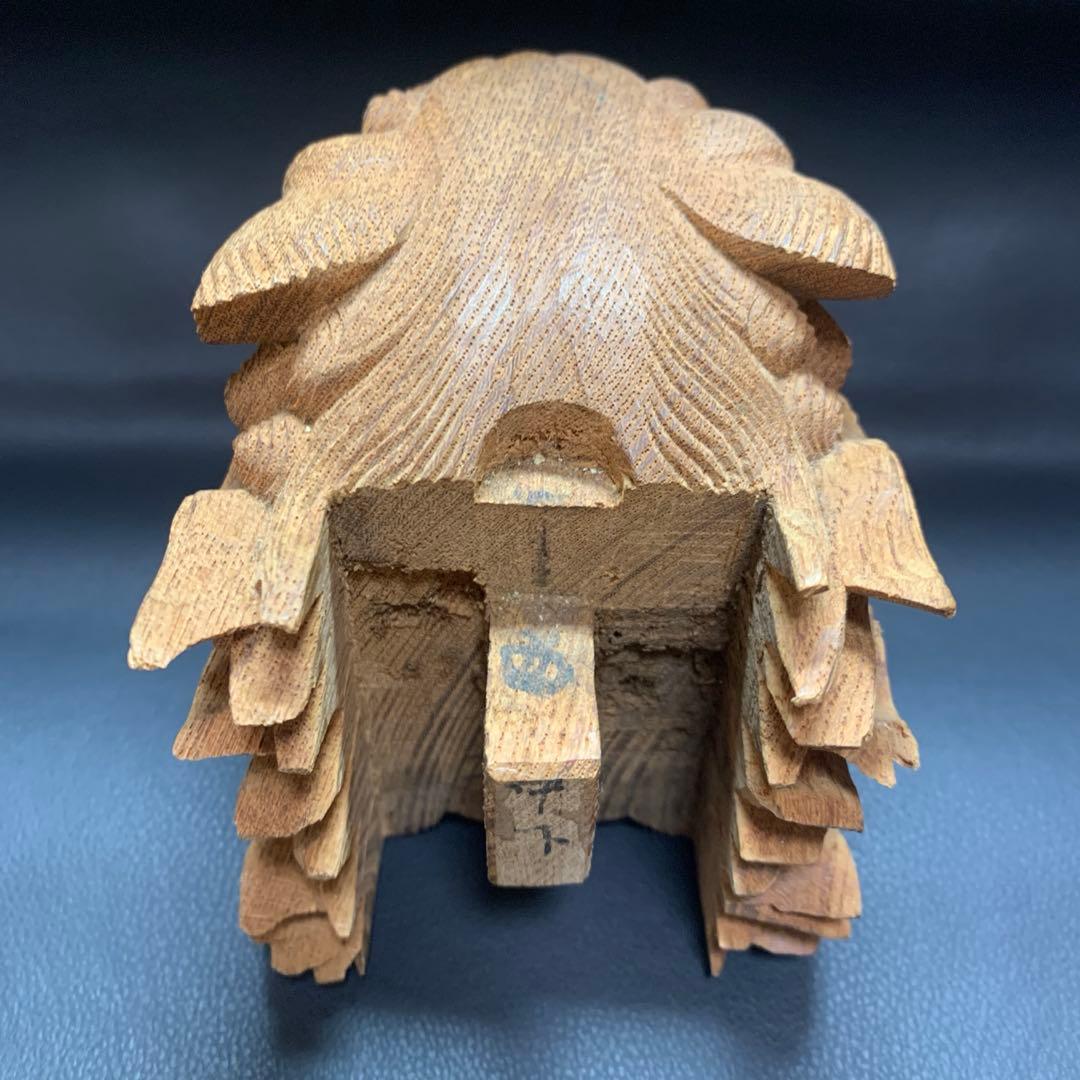 木鼻① だんじり彫刻　寺社彫刻　地車　木彫　欅