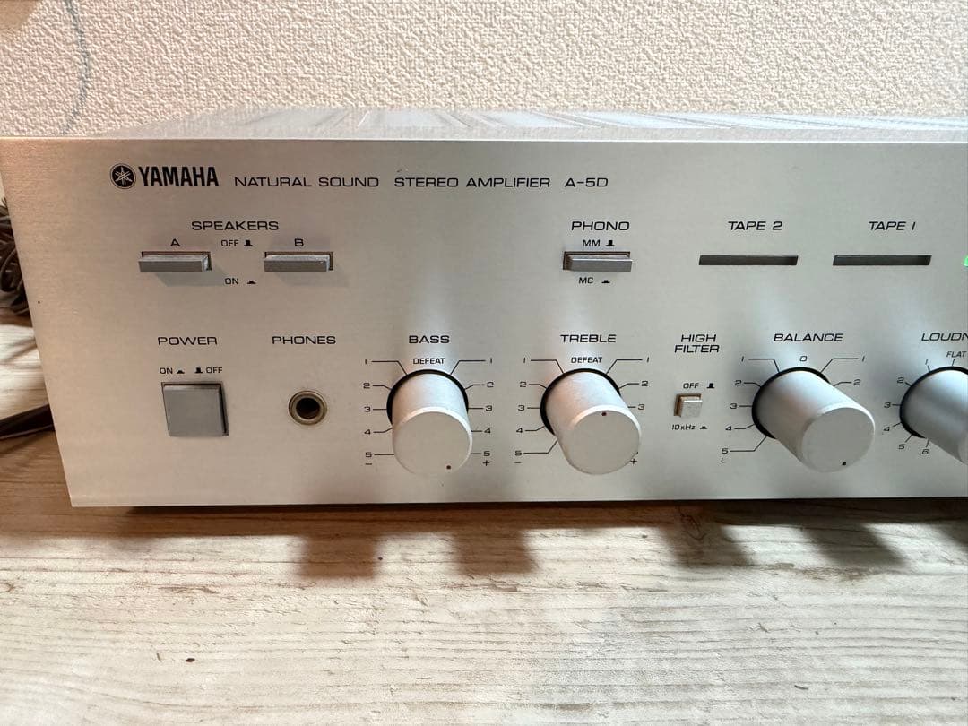 アンプ Yamaha NATURAL SOUND AMPLIFER A-5D