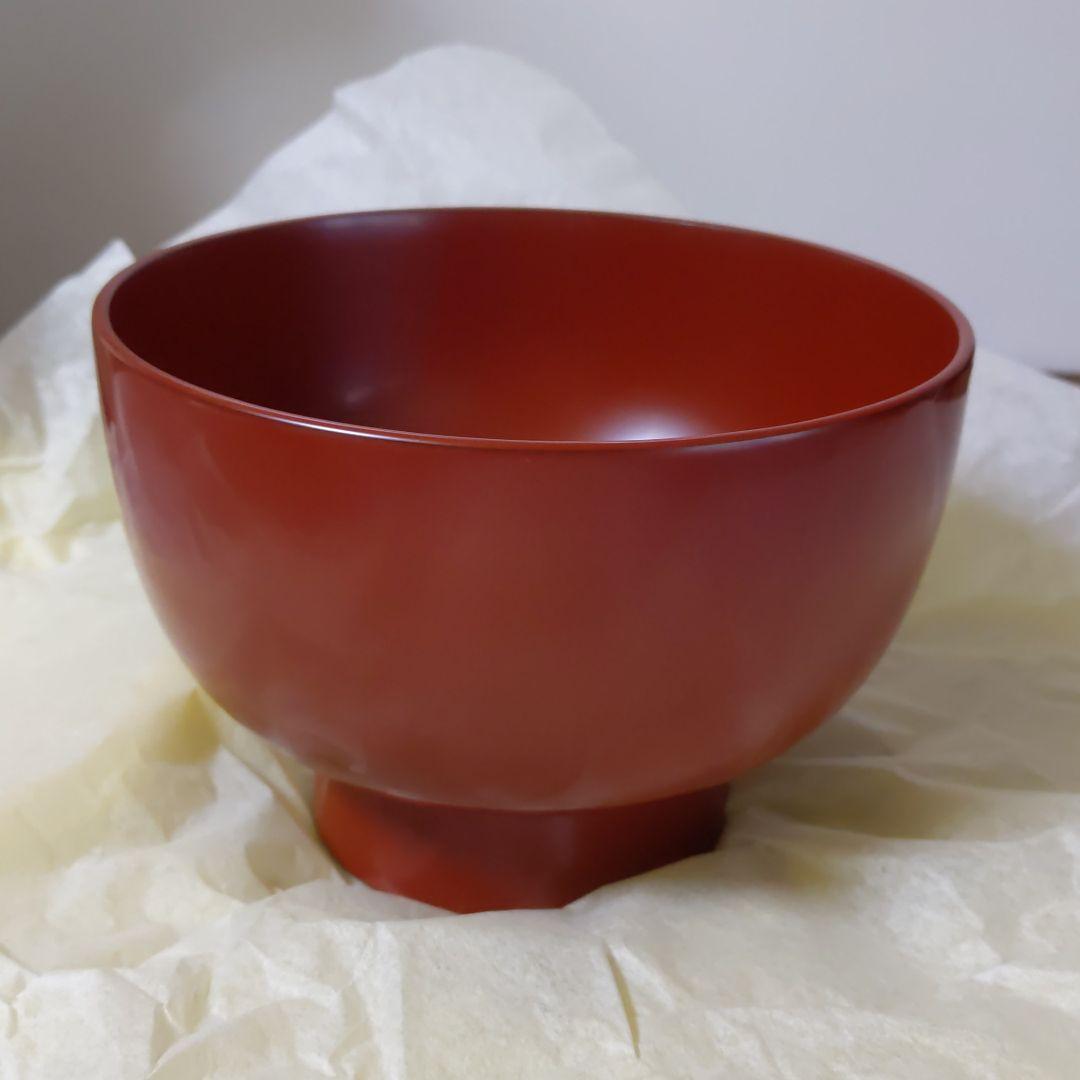 佐藤阡朗作　大朱椀　４客　希少