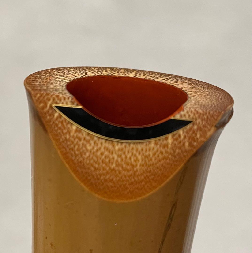 都山流尺八　一尺八寸(D)管　金唄口　精華銘