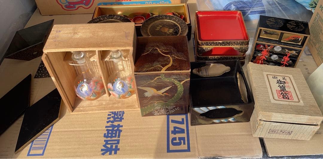 雛徳利 雛道具 和ガラス アンティーク　雛道具